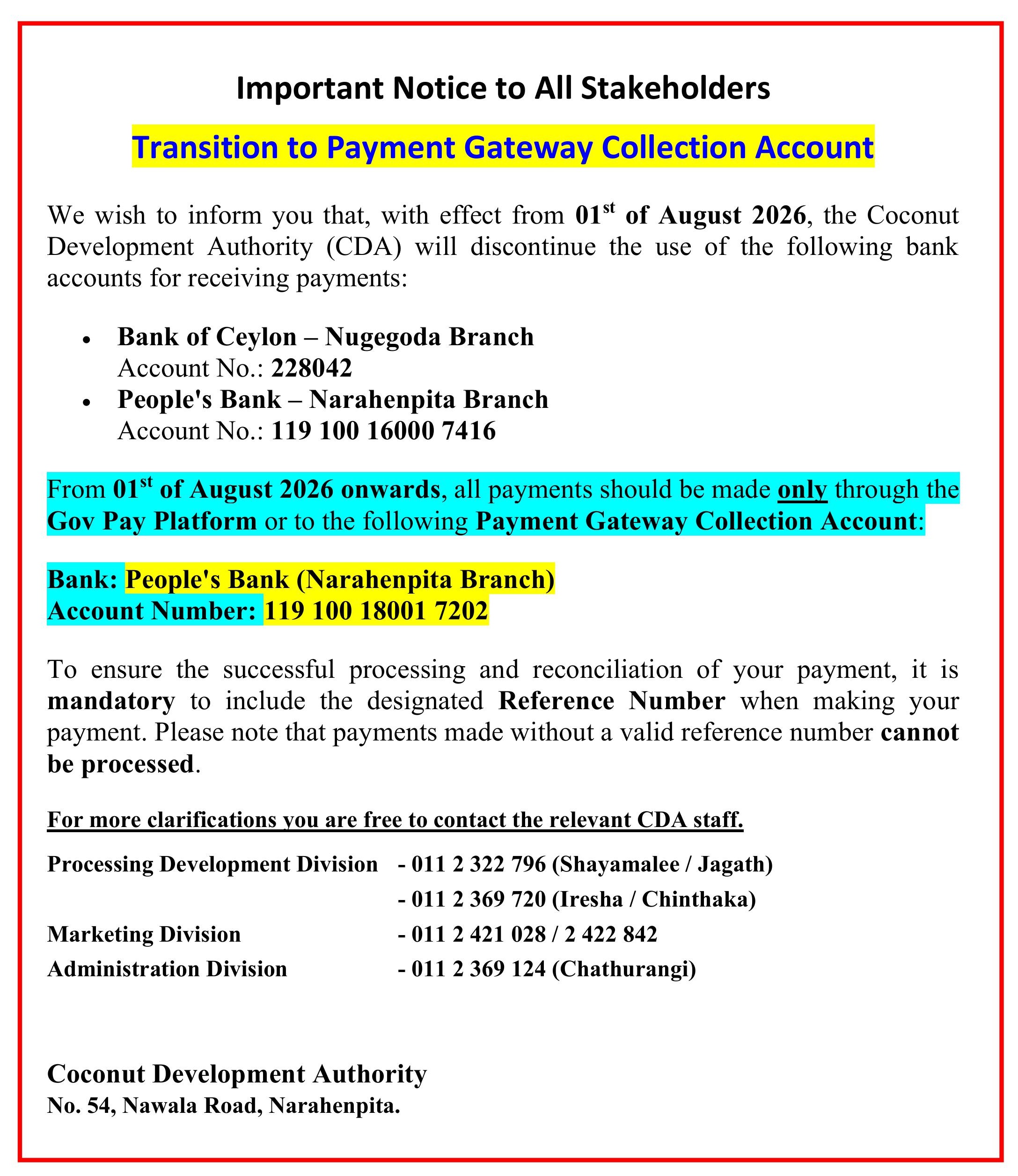Black market bank account